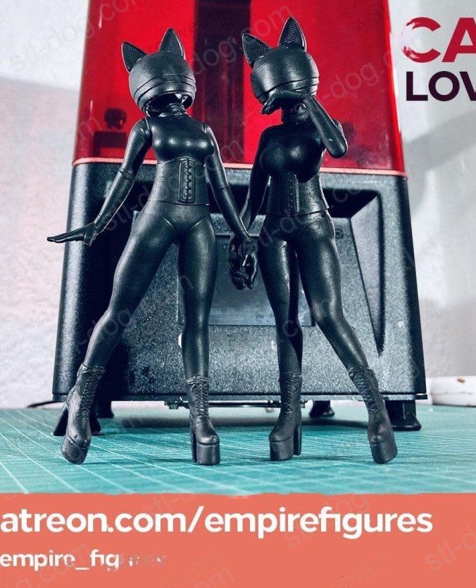 猫爱(Cat Love) 3D打印模型图纸